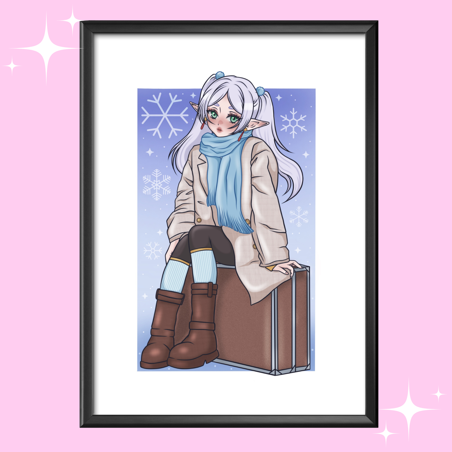 Winter Frieren Print