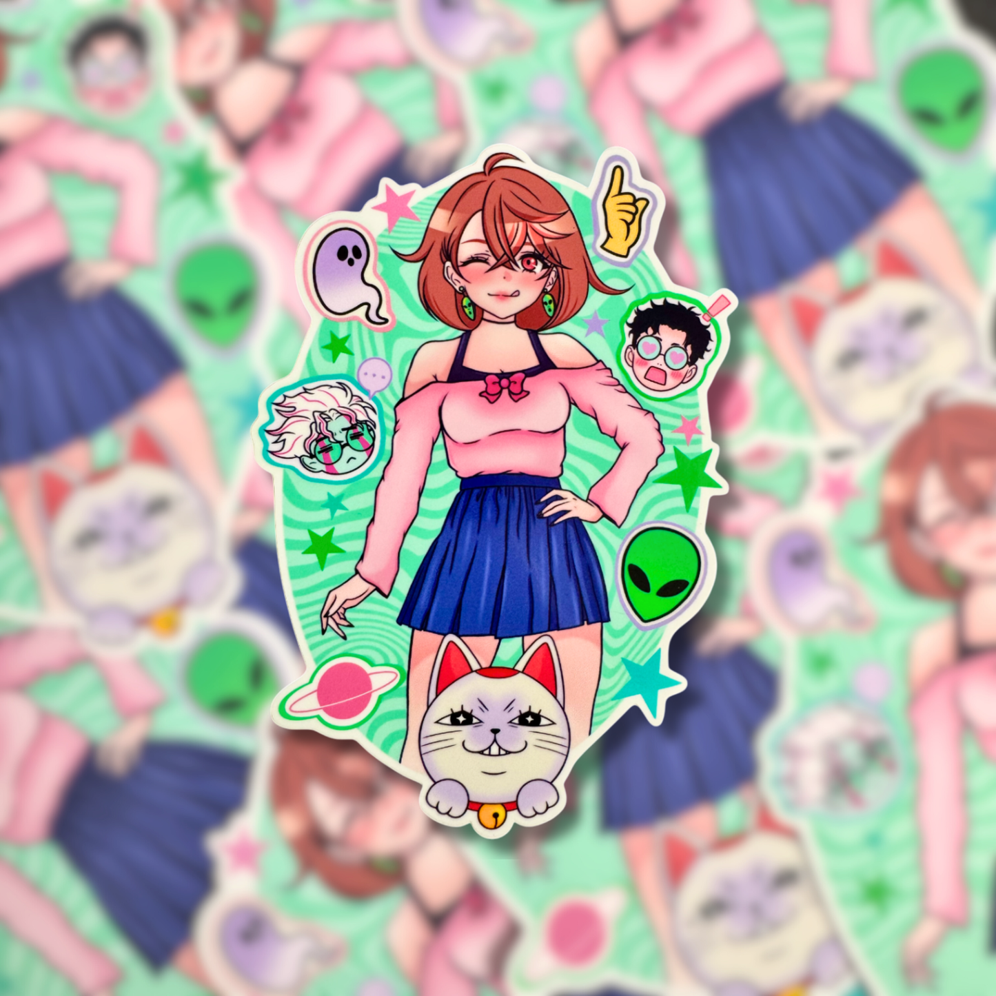Momo Sticker