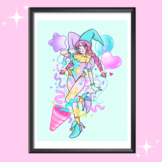 Clownin' Around Print